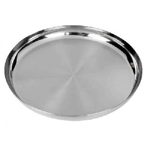Stainless Steel Silver Thali