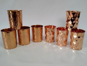 copper hammerd glass