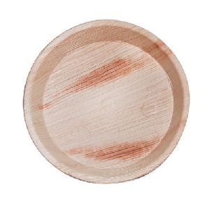 10 inch round areca leaf plate