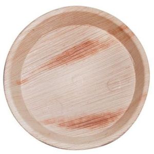 10 inch round areca leaf plate