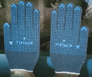 Knitted Dotted Gloves