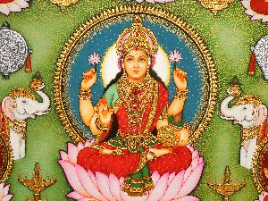 Maa Lakshmi Tanjore Painting