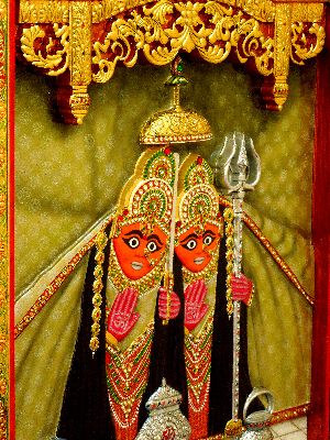 Maa Chamunda 3D Tanjore Painting
