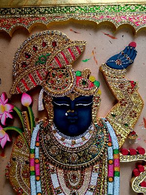 Shrinathji Nathdwara Tanjore Painting