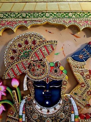 Shrinathji Nathdwara Tanjore Painting