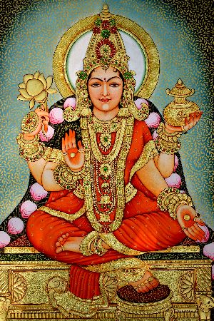 Lakshmi Maa Tanjore Painting
