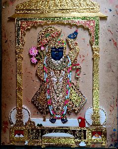 Shrinathji Nathdwara Tanjore Painting