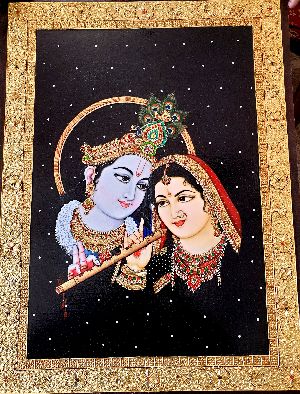 Krishna Radha Tanjore Painting