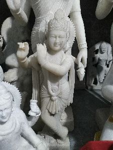 Krishan ji Marble Statue