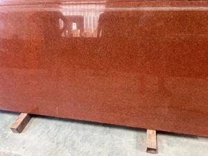 Lakha Red Polished Granite Slab