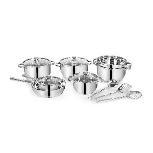 Stainless Steel 13 Piece Cookware Set