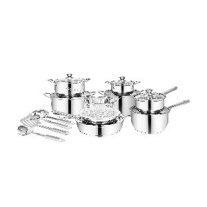 Stainless Steel 21 Piece Cookware Set
