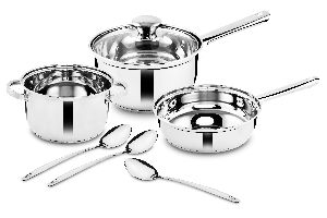 Stainless Steel 7 Piece Cookware Set
