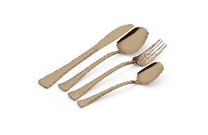 Stainless Steel Craft Rose Gold Cutlery Set