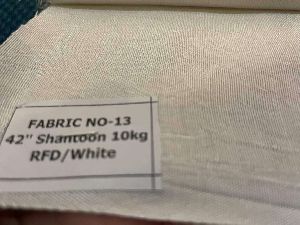 White 10Kg Shantoon Fabric