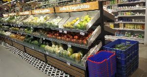 Supermarket Fruit Display Rack