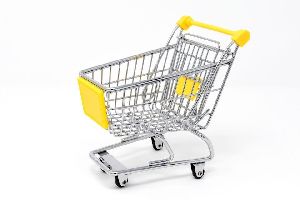 Stainless Steel Shopping Trolley