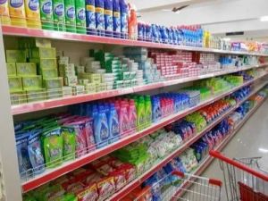 Supermarket Toilet Cleaner Display Rack