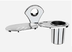 IB-102 Stainless Steel Soap Dish with Tumbler Holder
