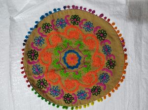 Embroidered Round Cushion covers