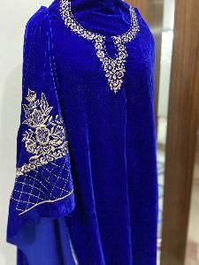Pure Velvet Embroidery Suit