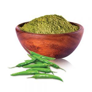 Dehydrated Green Chilli Powder