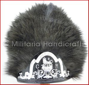 Grenadier Cap with Black Hair