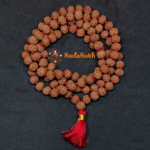 5 Mukhi Pathri Rudraksha Mala