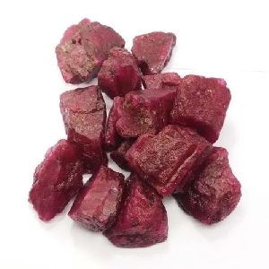 Uncut Ruby Gemstone