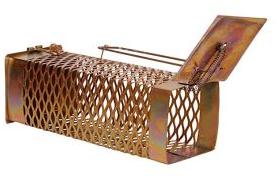 CHIPKU- medium Size Rat/Rodent/Mouse cage Trap (chuha chuhe ka pinjra) Size 26x12x12