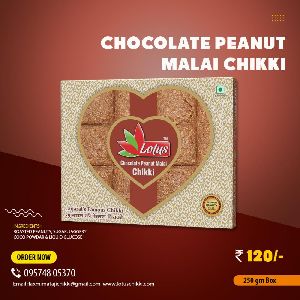 Chocolate Peanut Malai Chikki