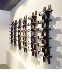 Wall wine rack