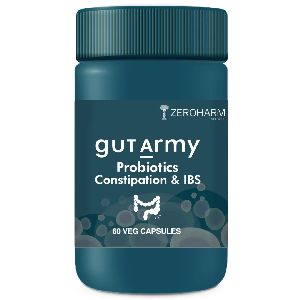 Gut Army Probiotics Constipation & IBS Capsules