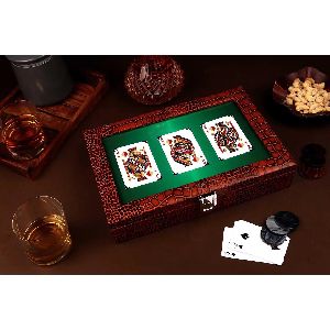 poker box leather