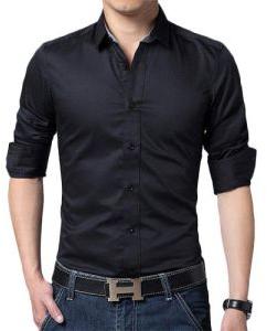 Mens Black Shirt