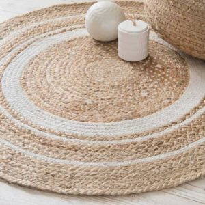 jute round rug