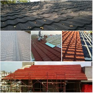 stone coated metal roofing tiles