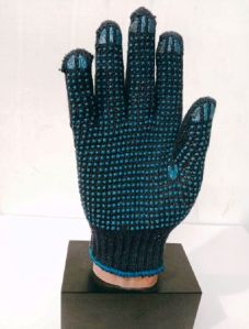 cotton dotted hand gloves