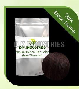Dark Brown Henna Hair Color