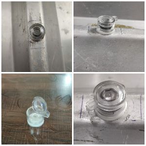 Self Drilling Screw Polycarbonate Cap (10 Year Warranty)