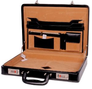 BCH007BL Leather Briefcase