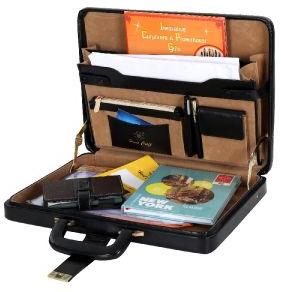 BCHC010BL Leather Briefcase