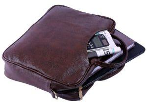 FLLB07AZIPBR Laptop Messenger Bag