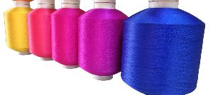 Polyester Airtex Dhupion Dyed Yarn