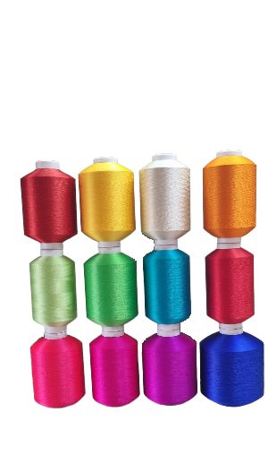 Polyester Airtex Dhupion Dyed Yarn