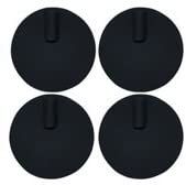 Rubber Electrode for TENS/EMS(Pack of 4)