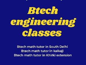B.tech math tuition in delhi