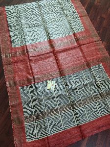 tassar ghicha boder saree