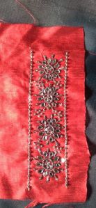 aari work embroidery patti fabric