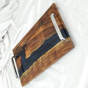 Wooden Epoxy Resin Serving Tray